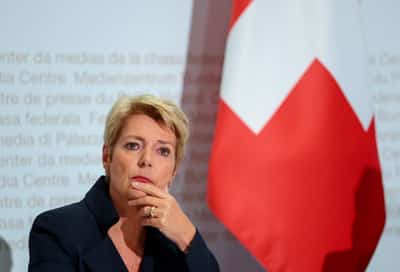 Image for Swiss finance minister and UBS boss face off ahead of capital decision