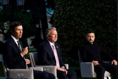 Image for Zelenskiy says US envoys presented 'decent ideas' for peace talks