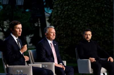 Image for Zelenskiy says US envoys presented 'decent ideas' for peace talks