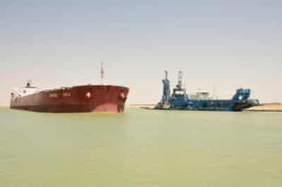 Image for Suez expansion to be operational in first quarter, canal chairman says