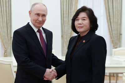 Image for Russia's Putin meets North Korea's top diplomat in Kremlin