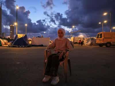 Image for Orphaned by Israeli strike, Syrian girl in Beirut wants to return to friends and school