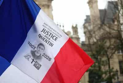 Image for Eleven held in France over killing of far-right activist