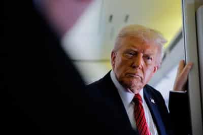 Image for Trump says he's still open to attending talks on Ukraine, unsure about Putin