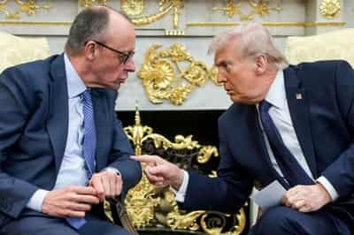 Image for Merz says Europe wants a strong NATO and shares US goal of ending Iran war