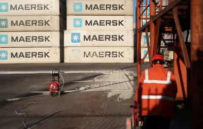 Image for Pandemic propels makeover at shipping giant Maersk