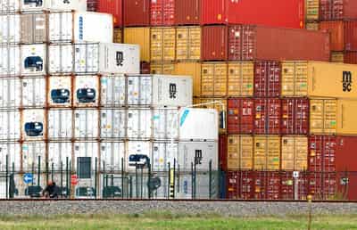 Image for EU trade surplus shrinks 60% as US exports fall due to tariffs