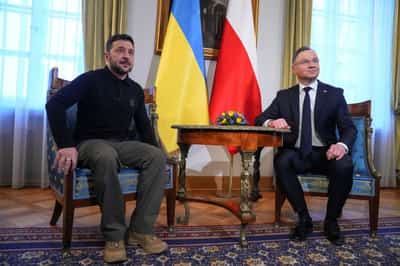 Image for Polish president urges Zelenskiy to keep it 'calm and constructive' with Trump