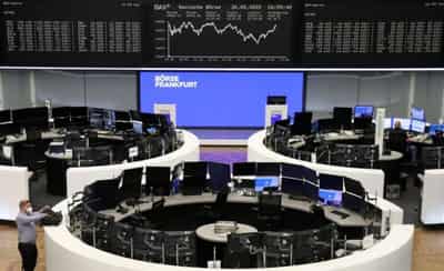 Image for Oil surge fans inflation fears, dampens stocks