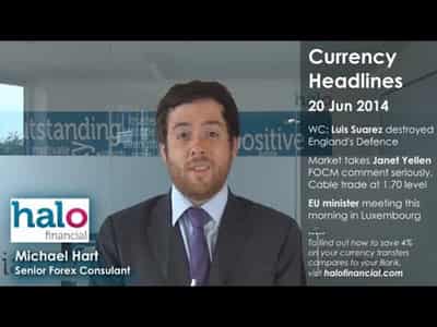 Image for YOUR CURRENCY UPDATE – MARKET TAKES JANET YELLEN FOCM COMMENT SERIOUSLY