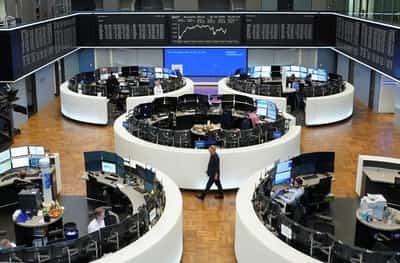Image for European shares edge up as US stalls its Middle East moves