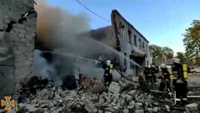 Image for Russia fires more rockets at steel plant, some evacuees reach safety