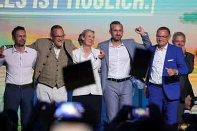 Image for Germany's far-right AfD seeks landmark state victory as Saxony-Anhalt votes