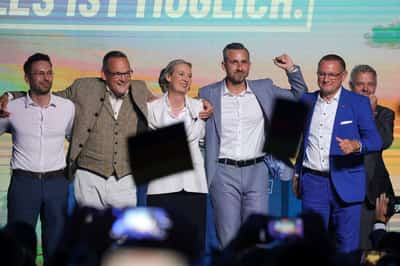 Image for Germany's far-right AfD seeks landmark state victory as Saxony-Anhalt votes