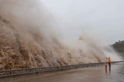 Image for Typhoon Dolphin set to hit China's east coast, triggering flood warnings