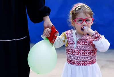 Image for Evacuated in an incubator, now back in Gaza getting to know mama