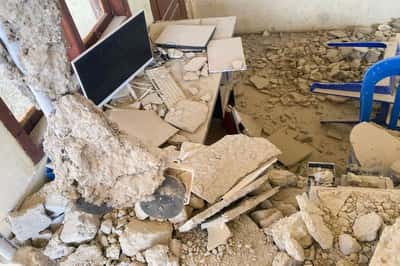 Image for Two dead after magnitude 7.7 earthquake strikes off Indonesia
