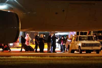 Image for US says 18 passengers flown back after hantavirus outbreak on ship