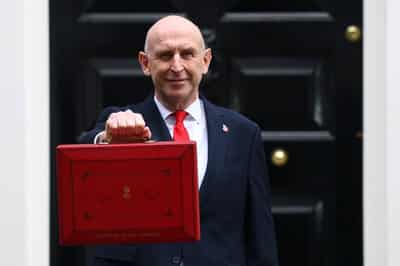 Image for UK economic growth downgraded to 1% in 2027, Healey says in first budget