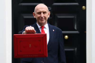 Image for UK economic growth downgraded to 1% in 2027, Healey says in first budget