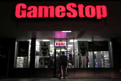 Image for GameStop&#8217;s stock rises in early deals, set for second best week