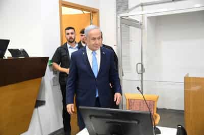 Image for Halt to Iran attacks means Netanyahu's corruption trial will resume on Sunday