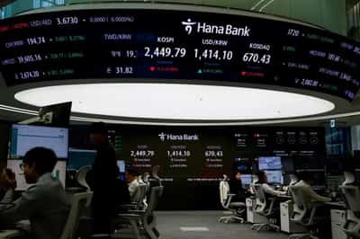 Image for Asian shares slip on South Korea risk, dollar on guard ahead of payrolls