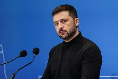 Image for Ukraine's Zelenskiy says Russia engaged in a new troop buildup