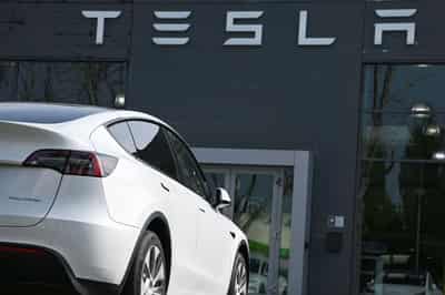 Image for Tesla's German car sales drop by almost half in December