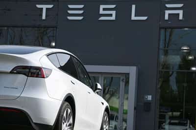 Image for Tesla's German car sales drop by almost half in December