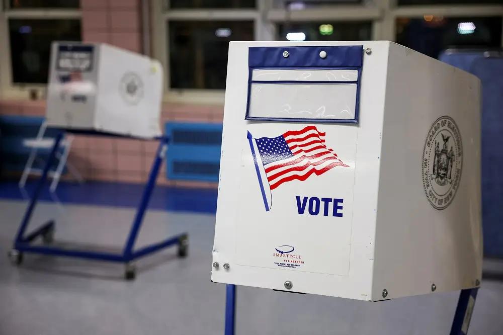 Image for US voters head to polls as turbulent election season nears climax