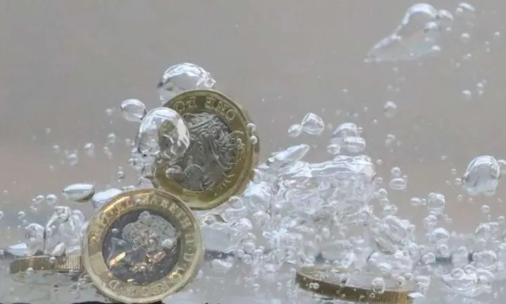 Image for Sterling surges vs weakening U.S. dollar, political risks caps rally