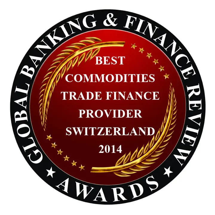 Image for GLOBAL BANKING & FINANCE REVIEW NAMES SCCF STRUCTURED COMMODITY & CORPORATE FINANCE AS BEST COMMODITIES TRADE FINANCE PROVIDER SWITZERLAND 2014