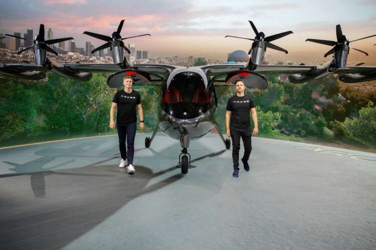 Image for Archer&#8217;s flying taxi makes splashy debut in heated market