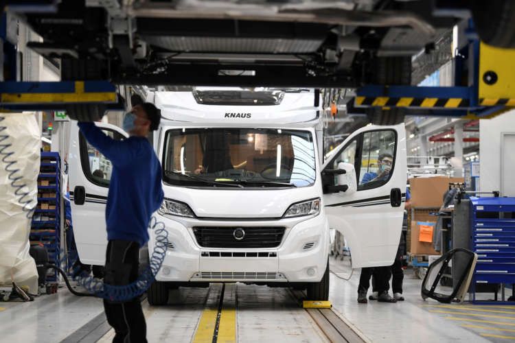 Image for Euro zone factories raced ahead in April, prices jumped &#8211; PMI