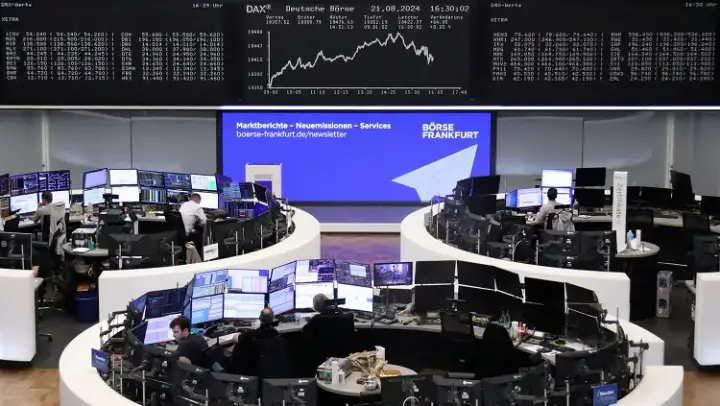 Image for European stocks rise on rate cut hopes, healthcare sector hits record high