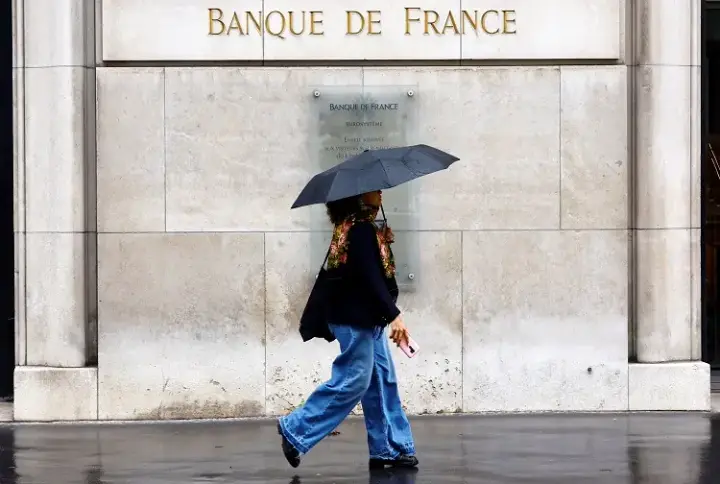 Image for French central bank trims growth outlook on political drama