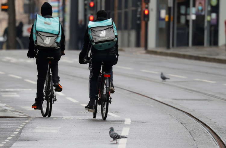 Image for Deliveroo launches London IPO after business surges in 2020