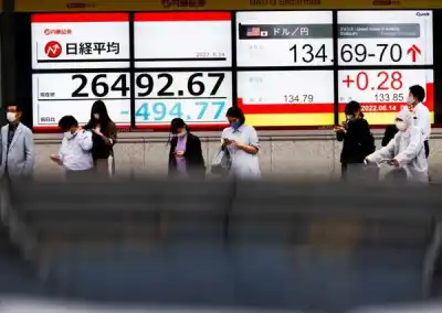 Image for Stocks edge up to hit six week high, dollar weaker after U.S. data