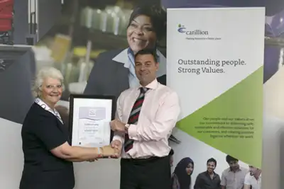CARILLION PLC Awarded The Investing In Integrity Charter Mark