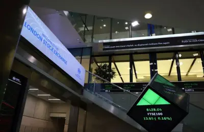 Image for London's FTSE 100 at record high on boost by precious metal miners
