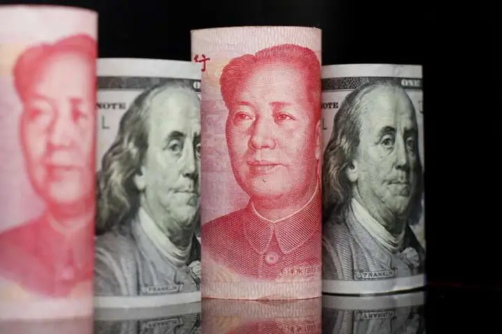 Image for Yen gains before Powell speech, Aussie jumps