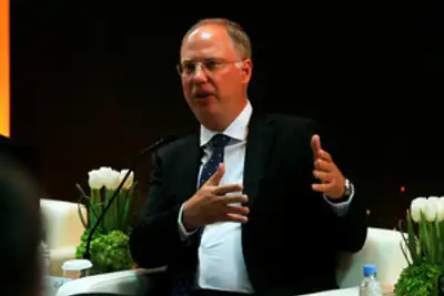 Image for Russia's wealth fund chief says Trump could change history