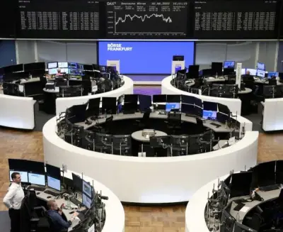 Image for Banks, commodity stocks lift European shares as markets await ECB meet
