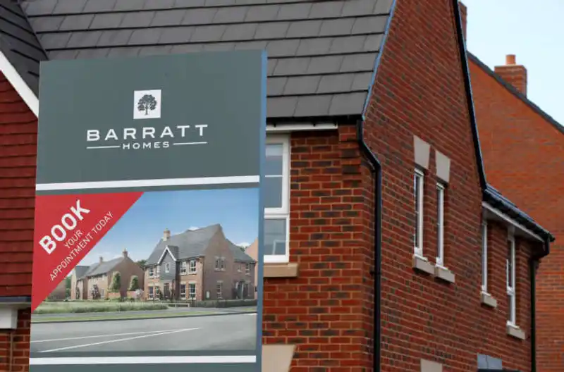 Image for Housebuilder Barratt resumes dividend after record house sales