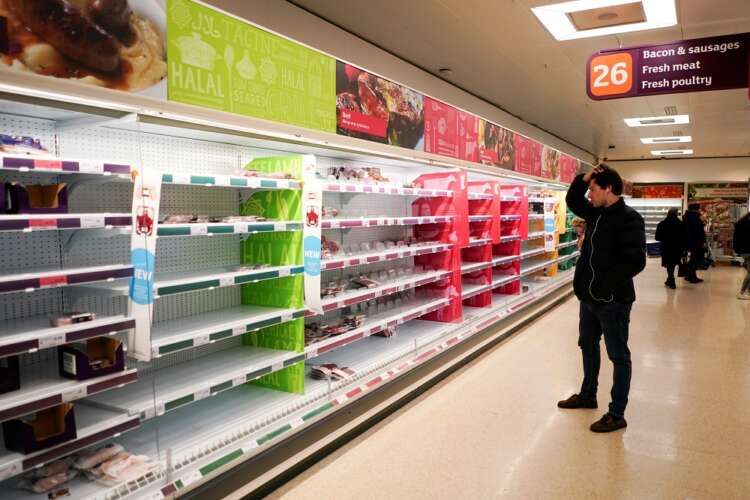 Image for &#8216;Pingdemic&#8217; puts Britain&#8217;s food supply under strain