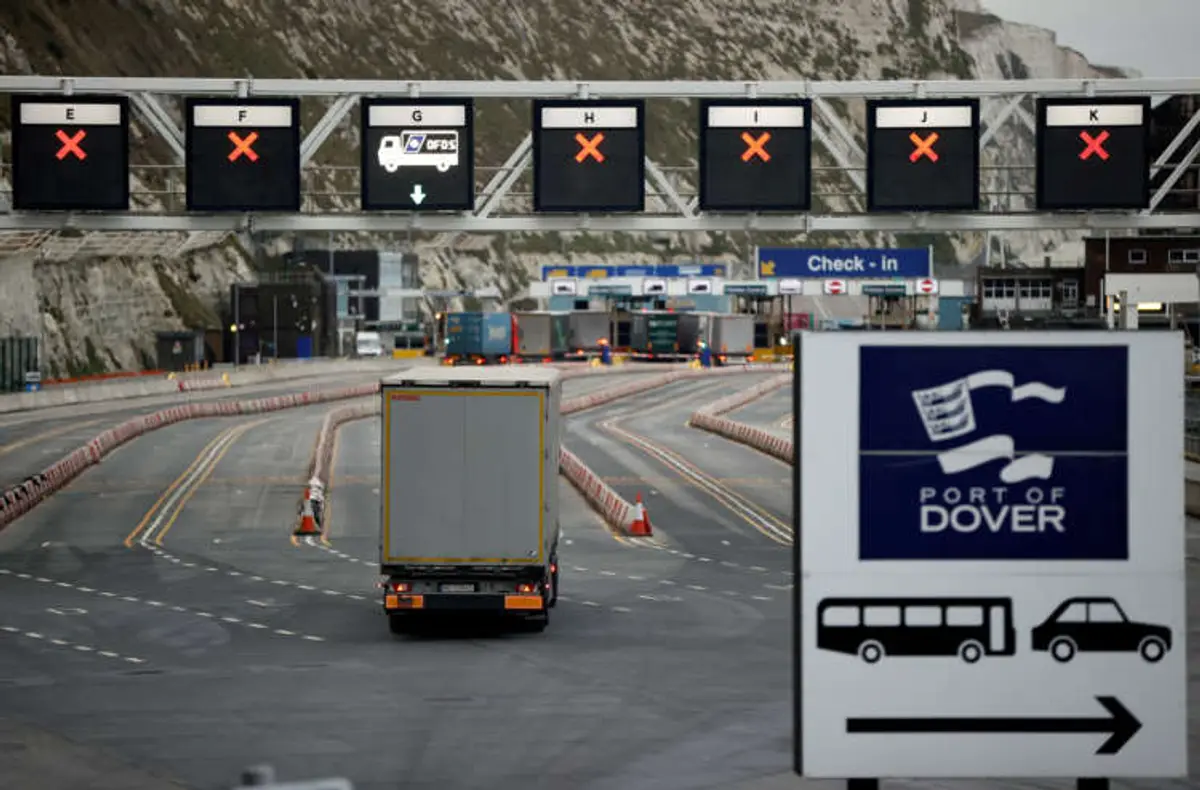 Image for Wrapped in Brexit red tape, a UK freight firm struggles to trade