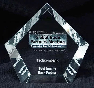 IFC Recoginises TECHCOMBANK As 2013 GLOBAL BEST ISSUING BANK PARTNER