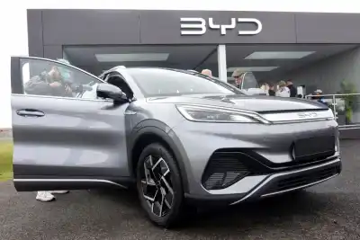 Image for Chinese EV maker BYD’s net profit up 11.5%, revenue beats Tesla for first time