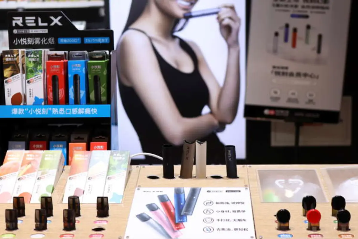 Image for Chinese vaping firm RLX valued at nearly $35 billion in U.S. market debut